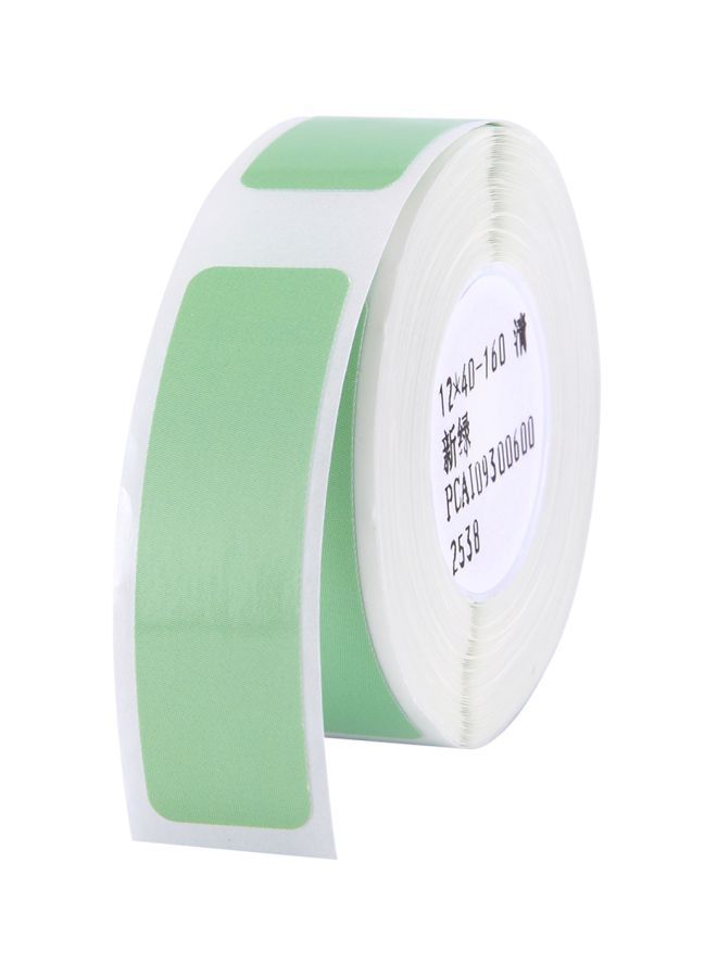 NIBEMINENT 160-Piece Thermal Printing Barcode Label Paper Green