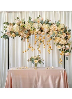 GGEROU Over Table Rod Stand Party Decorations,Table Arch Stand,Adjustable over the Table Rod Stand,Balloon Arch Bracket,Table Backdrop Stand,for Wedding Birthday Party Decorations, Black  - Image 5