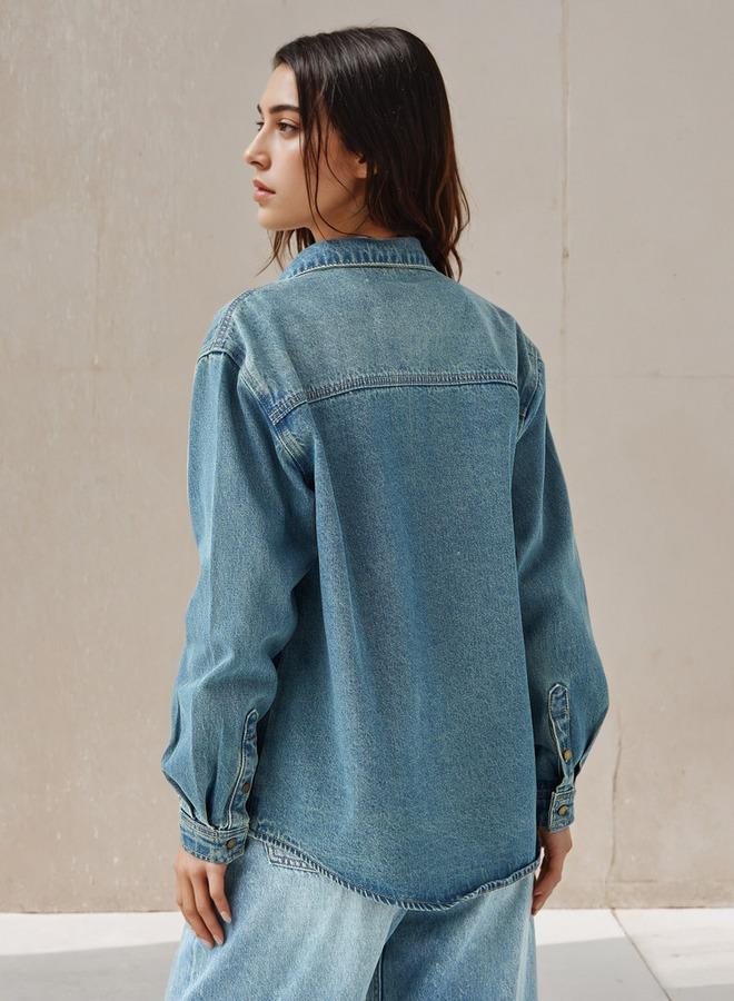 تواكستريمز جاكيت جينز  بتفاصيل شراشيب - Image 3