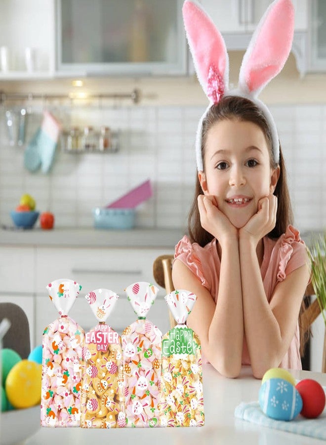 STEFORD Easter Clear Cellophane Bags,120PCS Clear Candy Cookie Treat Bags for Easter Supplies - Image 5