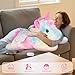 SuzziPals Giant Rainbow Unicorn Stuffed Animal 30 Jumbo Soft Big Stuffed Animals Giant Plush Toys Hugging Pillow for Stress Relief Sleep Aid Huge Cuddly Cute Plushies Unicorn Gifts for Kid Adult - Image 4