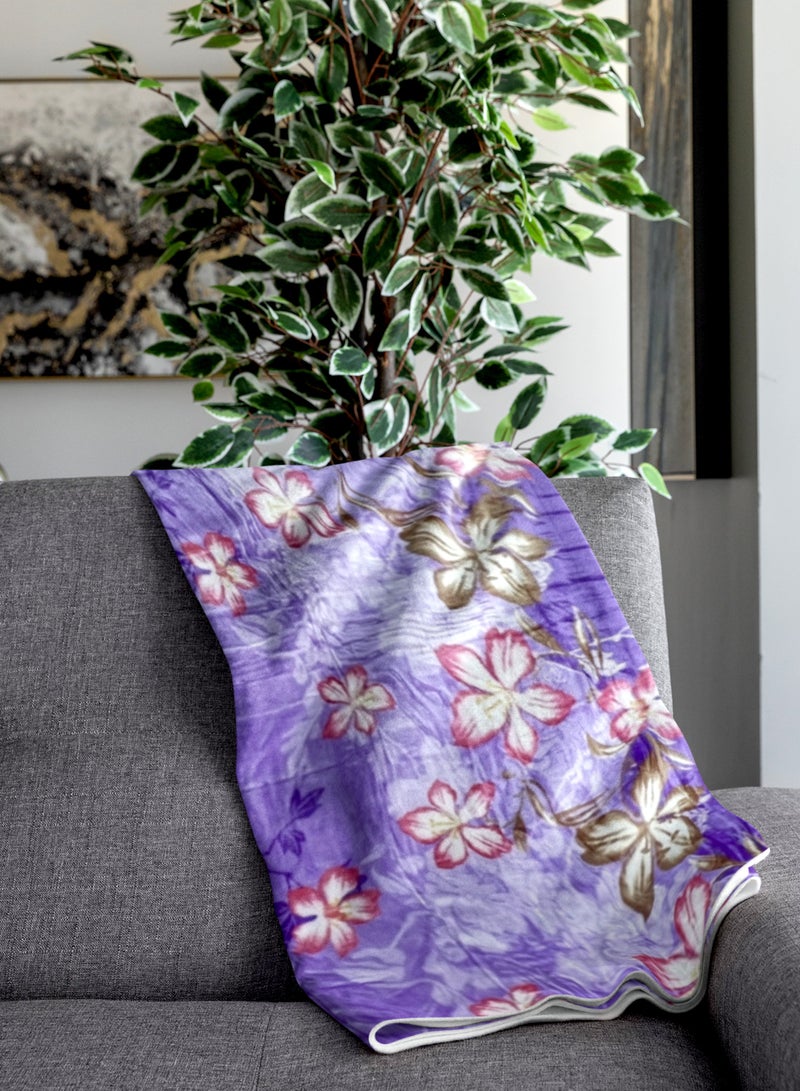 ستارجولد 1 بطانية طبقة واحدة بطانية رويال كلاودي فائقة النعومة ذات جودة أسبانية 220 × 240 سم - Image 4