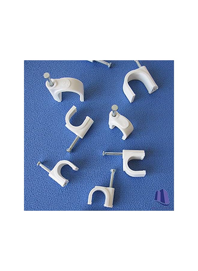 Royal Apex Apex Cable Ties and Cable Clips Set 6 mm & 8mm Cable Fastener Wall Clip + Cable Organizer - Image 2