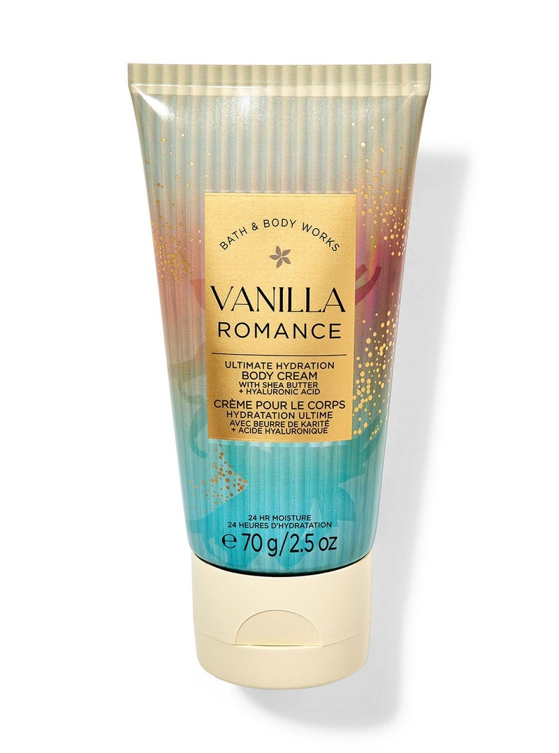 Bath & Body Works كريم الجسم النهائي للترطيب بحجم السفر بنكهة الفانيليا الرومانسية - Image 1