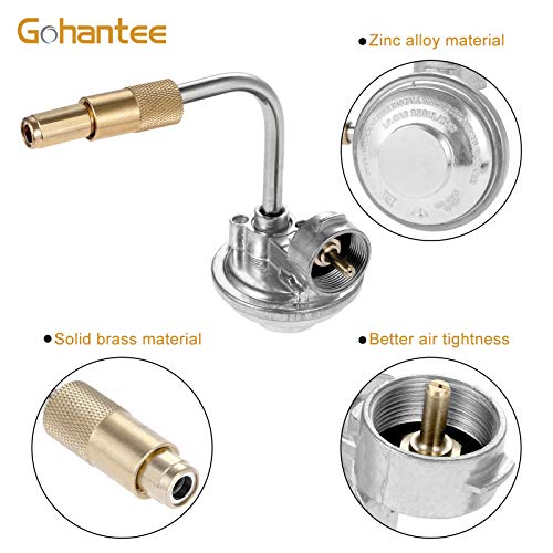 gohantee Propane Regulator Replacement for Blackstone，17" and 22" Tabletop Griddle Grill, Gas Grill Regulator for Pit BOSS Griddles Low Pressure 1lb Propane Regulator - Image 3
