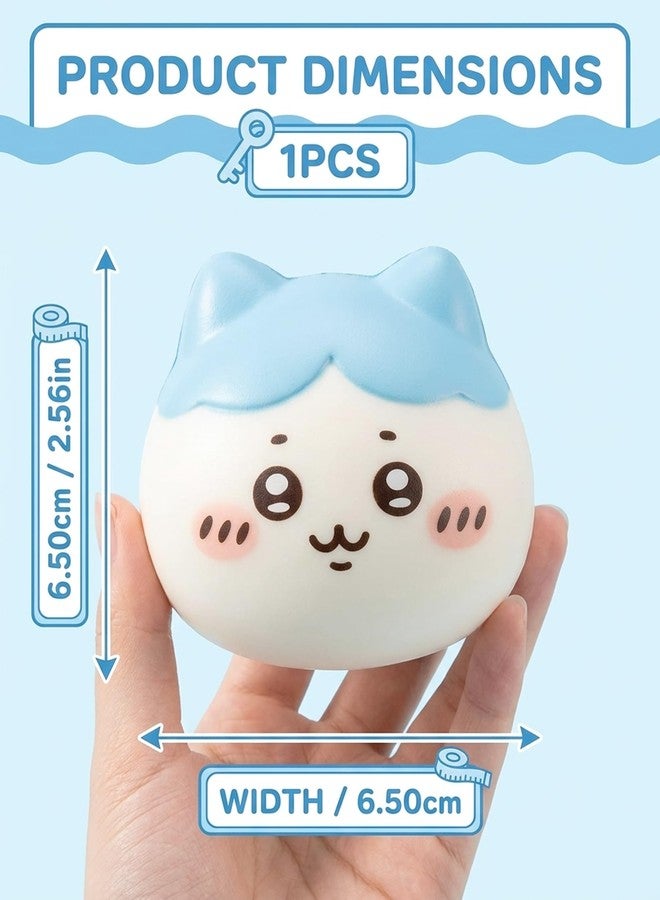 SQUISHCO Taba Squishy Dumpling Squishy, Soft Squishy Toy for Desk Decor, Cute Cartoon Collectible Figure, Single Piece Decorative Item for Tabletop Display - Image 2
