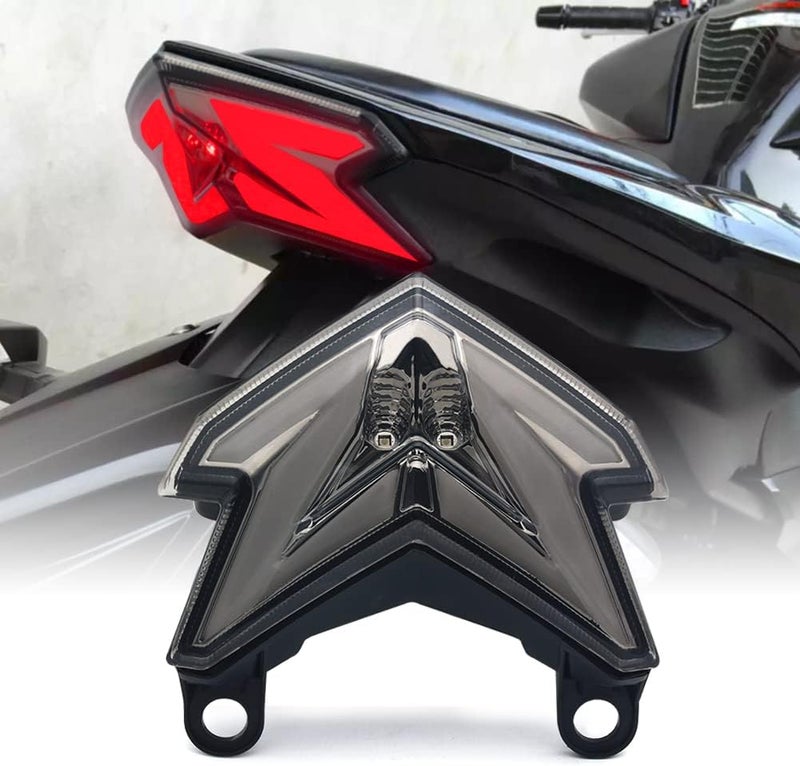MFC PRO Integrated LED Turn Signal Tail Light for Kawasaki Z125 Pro and Ninja ZX-6R (2013-2024, Smoke) - Image 2