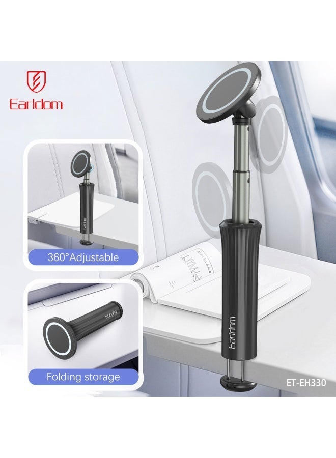 Earldom Holder ET-EH330 Adjustable Tripod Magnetic Phone Holder – Black - Image 3