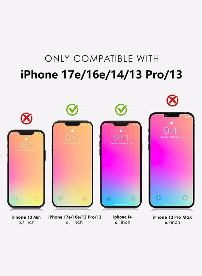 Tersely [3 Pack] Tempered Glass Screen Protector for iPhone 17e 2026/ iPhone 16e/ iPhone 13 Pro/14/13 (6.1 inch), with Installation Alignment Frame, Premium HD Case Friendly Screen Protector Film - Image 2