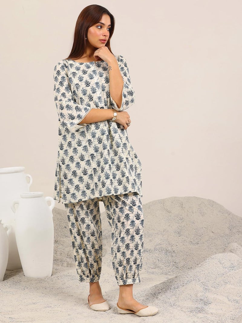 Libas Printed Pure Cotton Co-Ord Set-400436HM - Image 5