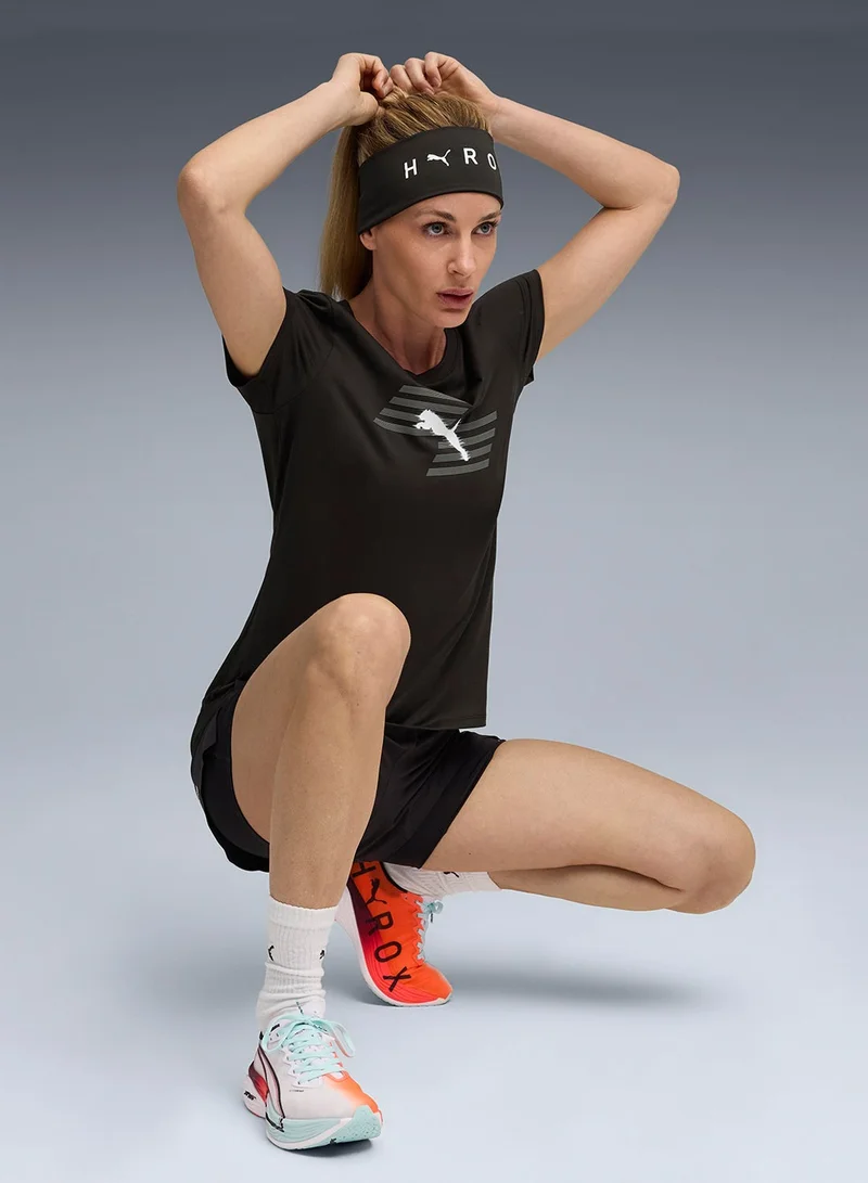PUMA puma black Hyrox Logo Graphic T-Shirt for Women | Best Price UAE