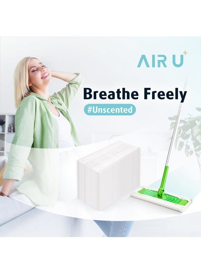 AIR U+ تجديدات ممسحة رطبة محسّنة لوسادات ممسحة سويفر، 30 قطعة - Image 2