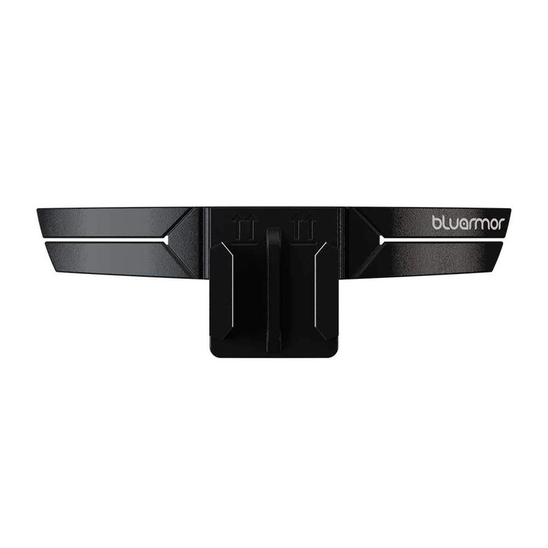 BluArmor Action-cam Compatible Chin Mount for Motorcycle Helmets | Secure and Convenient for GoPro and Action Cameras | 3M VHB Tape | Made in India | Black - Image 1