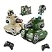 OBEST Remote Control Battle Tanks RC Battle Tanks with Infrared System Hobby RC Cars RC Tank that Shoots with HP Station Military Army Toys Christmas Birthday Gifts for 612 Year Old Boys Girls 2 Pack - Image 2