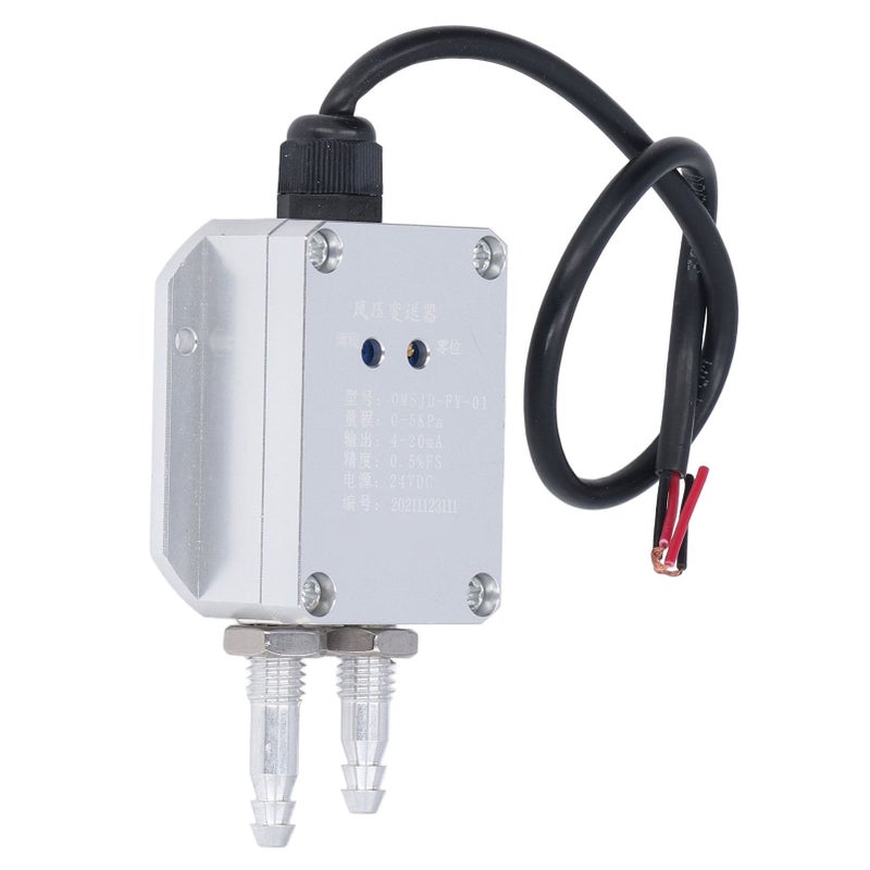Wind Pressure Transmitter Differential Transducer Sensor 05Kpa 420mA DC24V OMSJDFY01 - Image 5