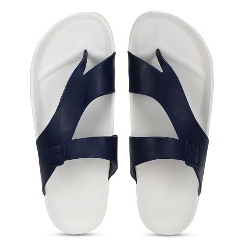 PARAGON EVK3405G Slippers for Men | Comfortable, Lightweight, Durable Flip Flops with Rubberised EVA Sole | Easy Washable Slip Ons | Ideal for Everyday Use White - Image 5