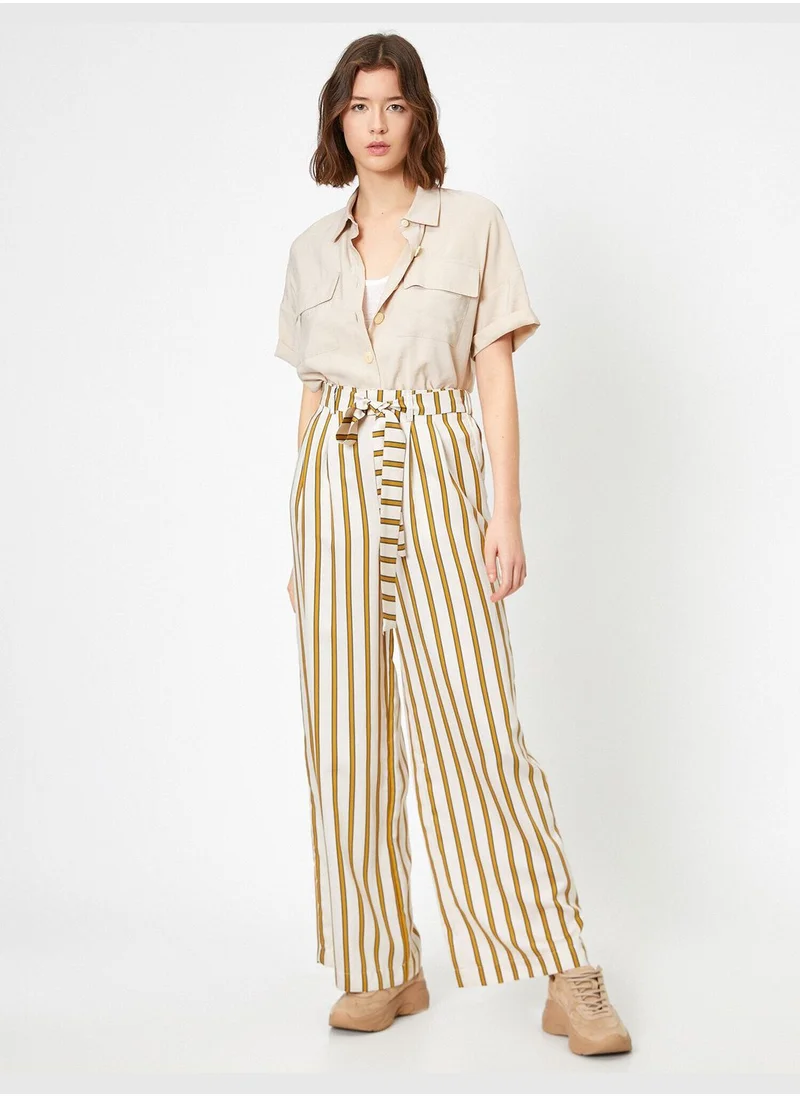 KOTON Striped Trousers