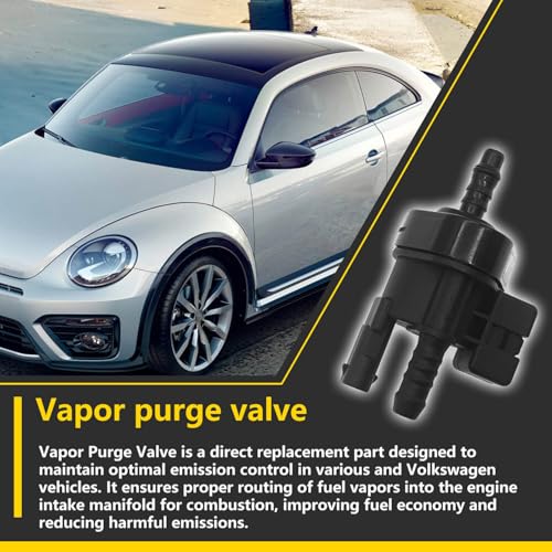 BSNOVT Vapor Purge Valve 06H906517AA,Compatible with A3 A4 A5 Q5 Allroad Q3 TT 2008-2018 VW Beetle CC EOS GTI Jetta Passat 2008-2017 Vapor Canister Purge Valve,Replace 06H906517AA 06H-906-517-AA - Image 5
