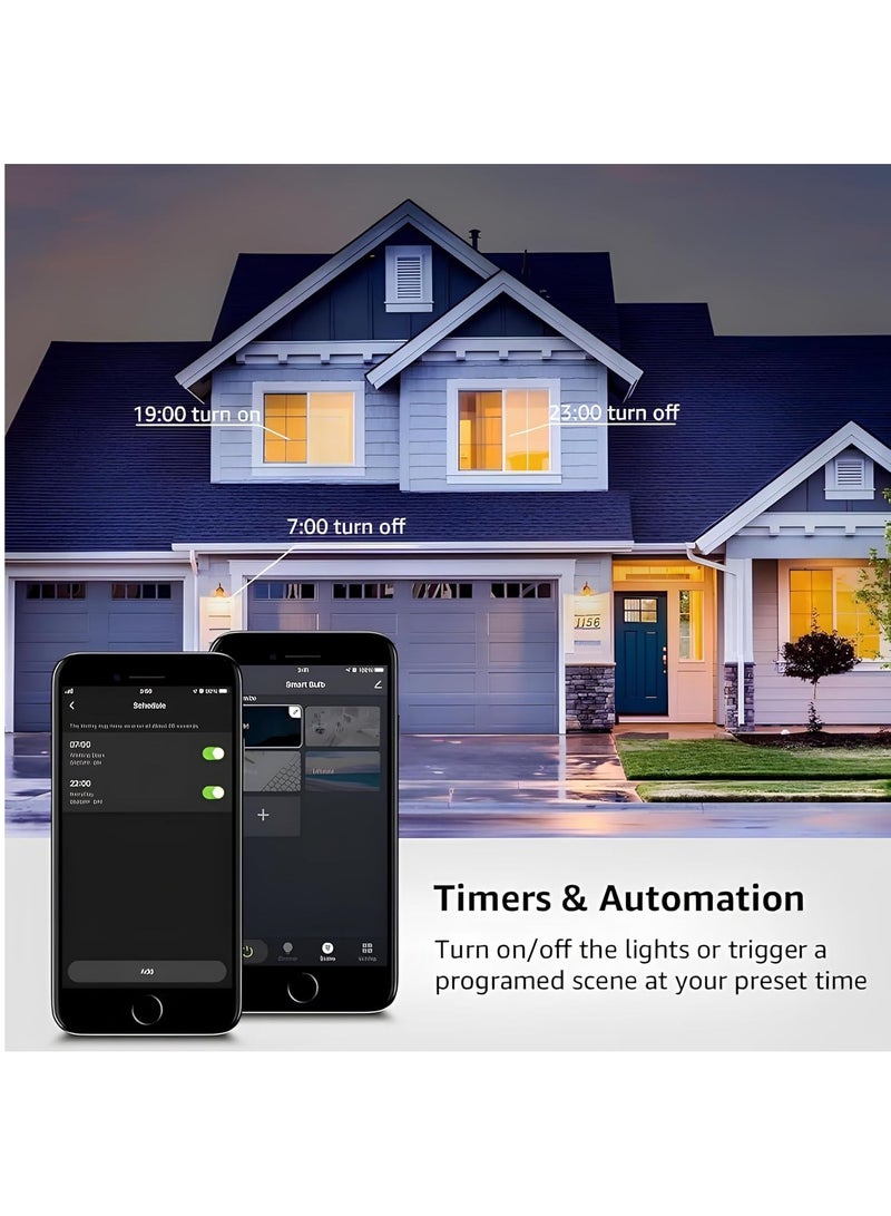 WiFi Smart Wall Light Switch, No Neutral Wire Required, No Hub Required, Compatible with Google Home & Alexa, Touch & App Remote Control, Timing Function & Voice Control  (Gang 2, Grey) - Image 5