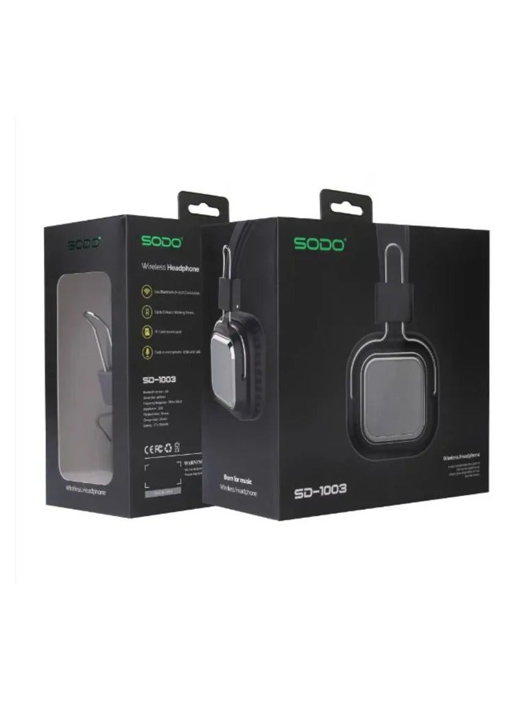 سودو سماعة رأس بلوتوث لاسلكية SODO SD-1003 - Image 2