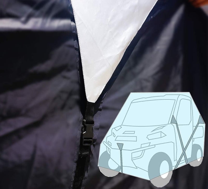 Coverify Heavy Duty UTV Cover - 420D Oxford Fabric, All Weather Protection for Side by Side UTVs - Image 5