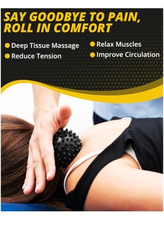 RIGID FITNESS Set of 4 Acupuncture Ball Massage Set Ball Triggers Point Release Deep Tissue Massager For Muscles  - Image 5