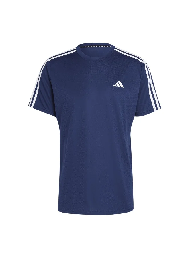 اديداس adidas train essentials base 3-stripes training men t-shirt