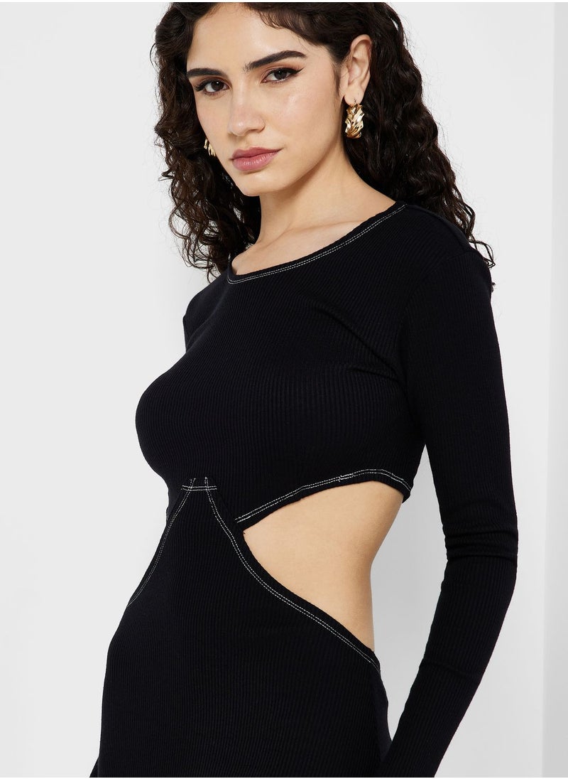 The Fifth - Cut Out Knitted Dress - Image 1