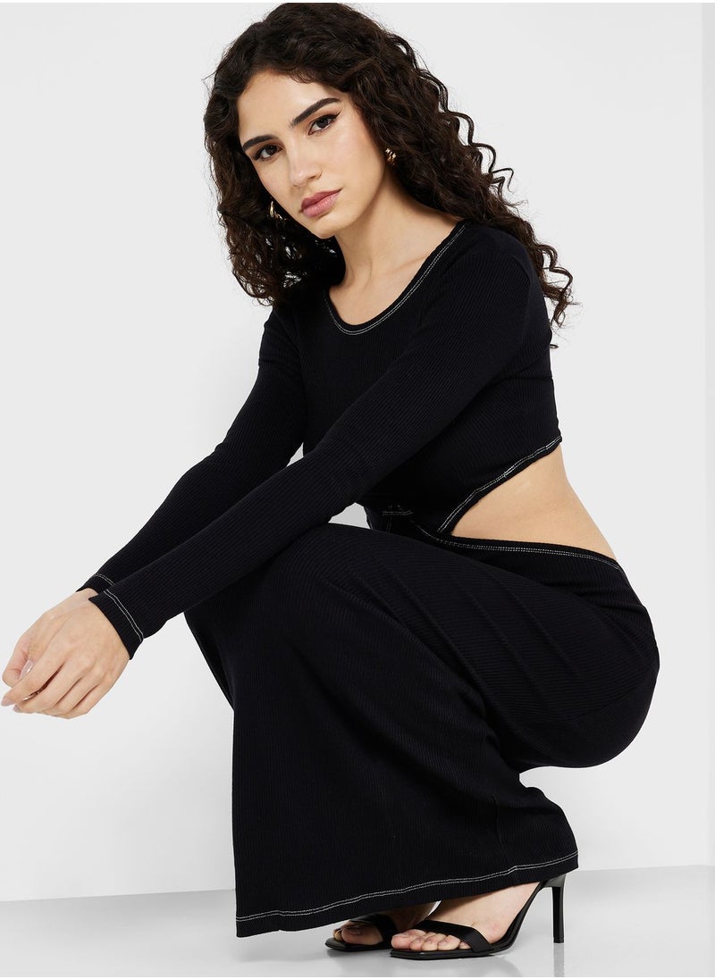 The Fifth - Cut Out Knitted Dress - Image 1