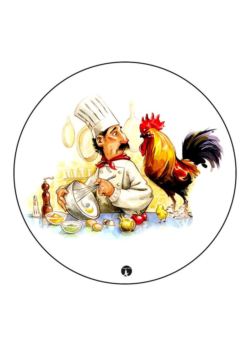 RKN Vintage Art Printed Mouse Pad  Multicolour