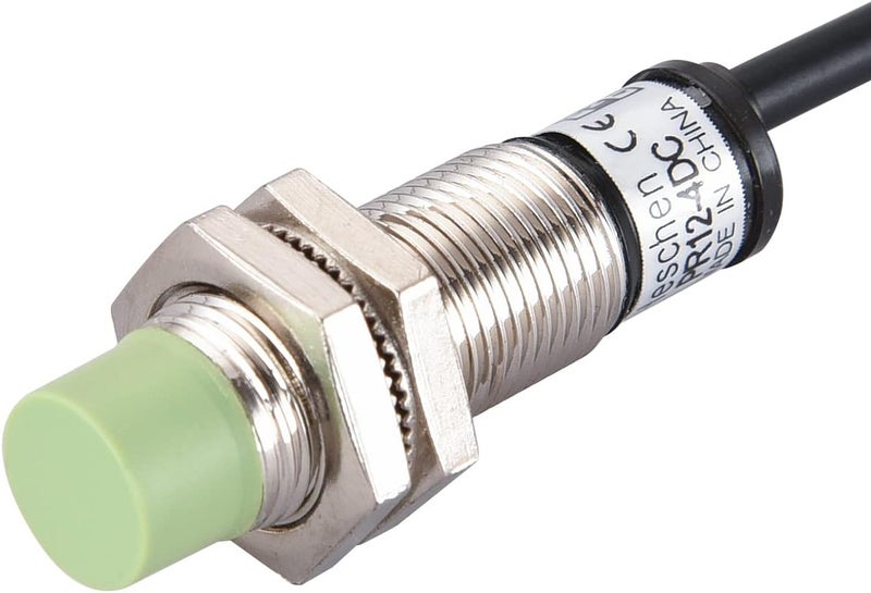 Heschen M12 Inductive Proximity Sensor Switch PR12-4DC Cylindrical Type Detector 4mm DC12-24V 2-Wire NC(Normally Closed) CE - Image 3