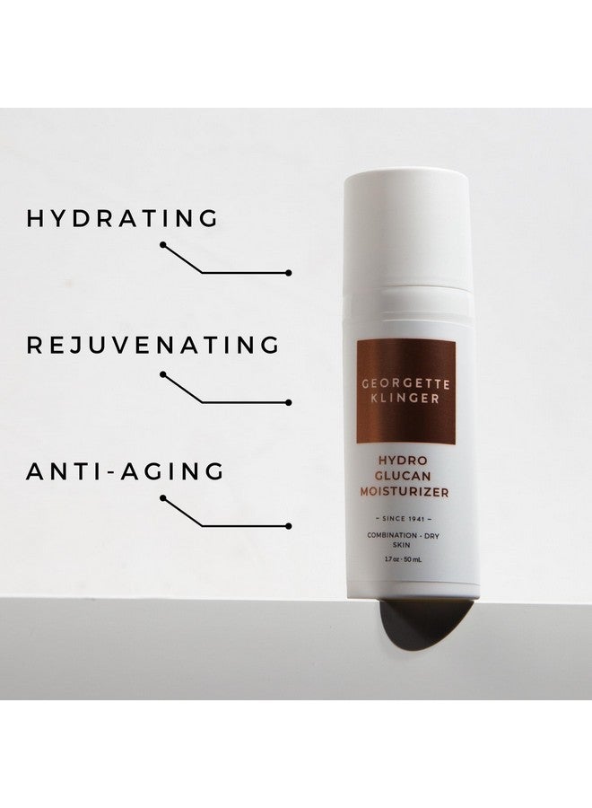 GEORGETTE KLINGER Hydro Glucan Moisturizer Glowing Long Lasting Hydration Plumps And Firms Skin While Boosting Natural Moisture Smoothing Face Cream With Hyaluronic Acid For Dry Skin 1.7 Oz - Image 4
