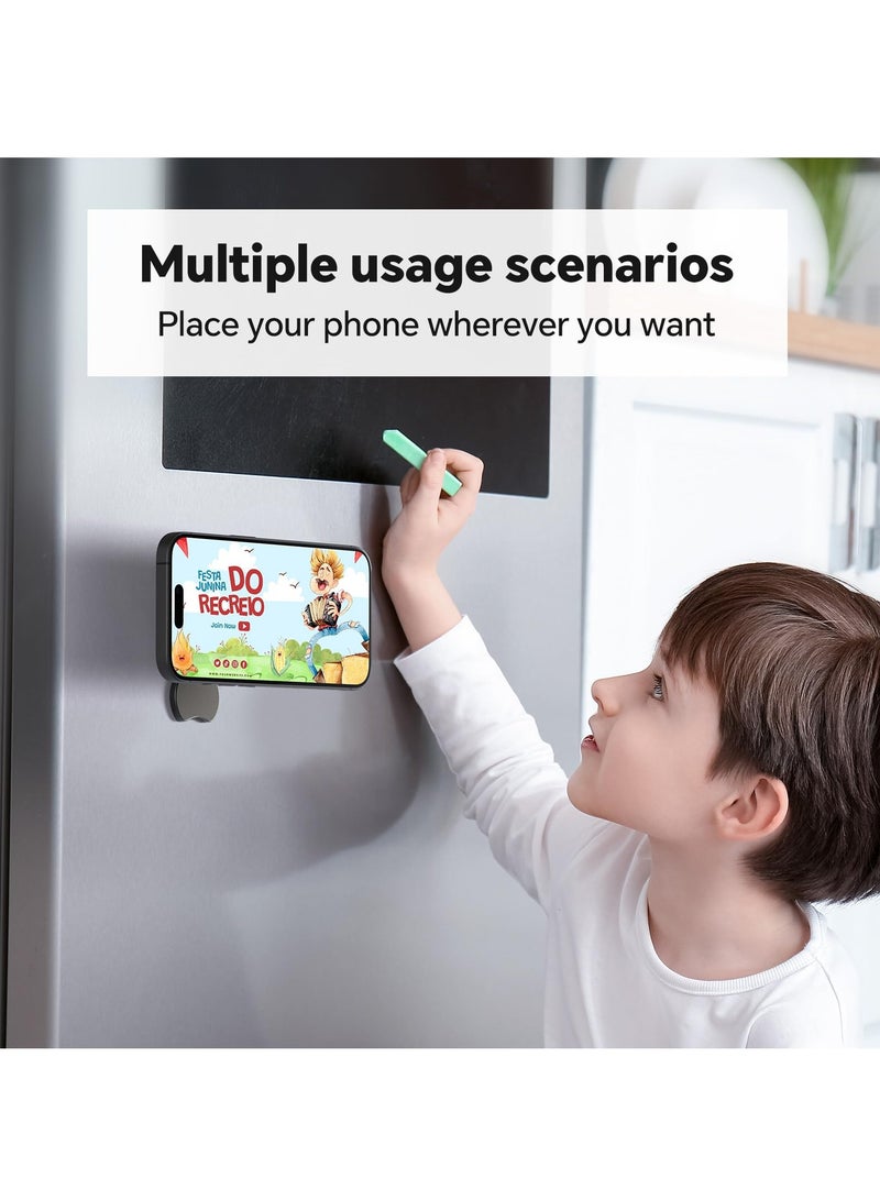 Zikra Magnetic Phone Ring Holder for Mag-Safe,Magnetic Phone Ring Stand Finger Grip with Two-Sided Adjustable Magnetic Compatible for iPhone, iPad and Smartphones, Compatible with Magnetic Car Mount - Image 4