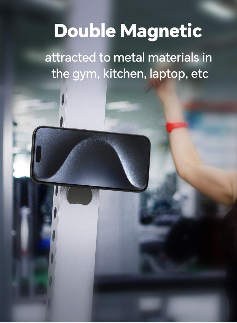 Zikra Magnetic Phone Ring Holder for Mag-Safe,Magnetic Phone Ring Stand Finger Grip with Two-Sided Adjustable Magnetic Compatible for iPhone, iPad and Smartphones, Compatible with Magnetic Car Mount - Image 5