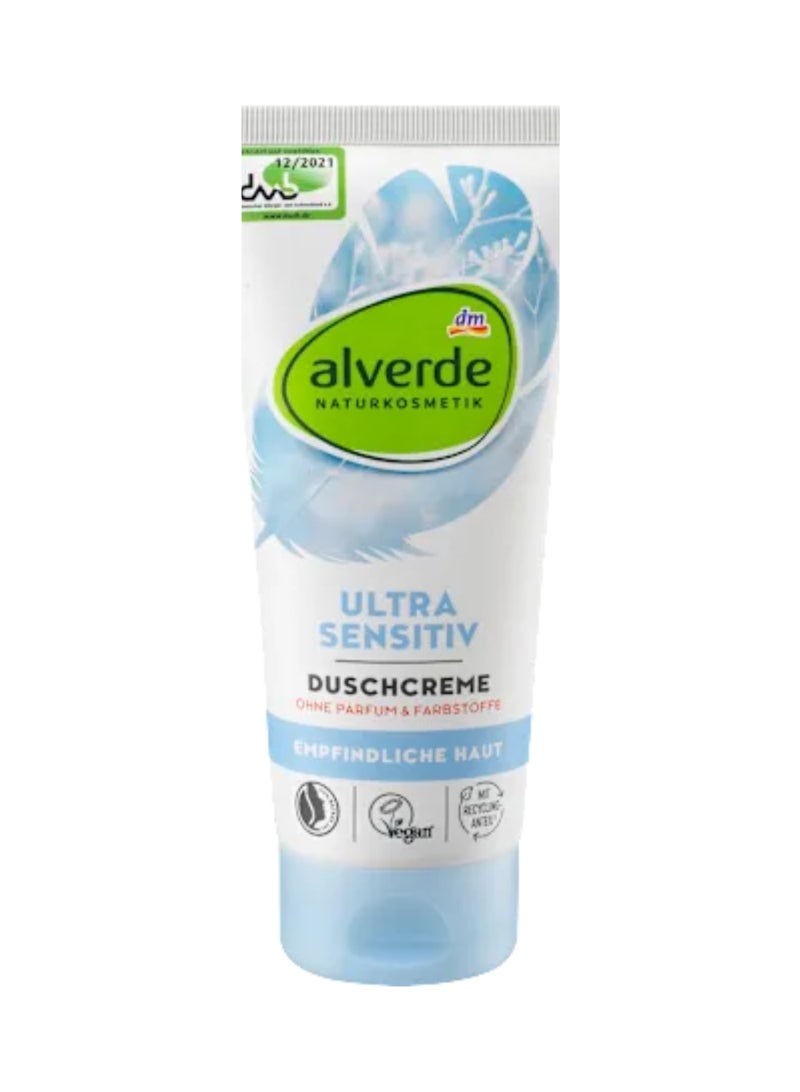 alverde Ultra Sensitive Shower Cream – alverde NATURKOSMETIK 200ml  - Image 1