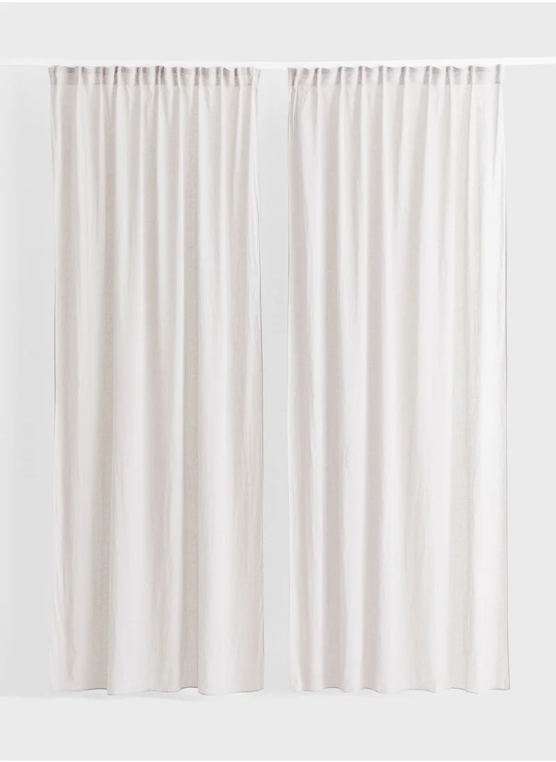 H&M 2-Pack Multiway Linen-Blend Curtains