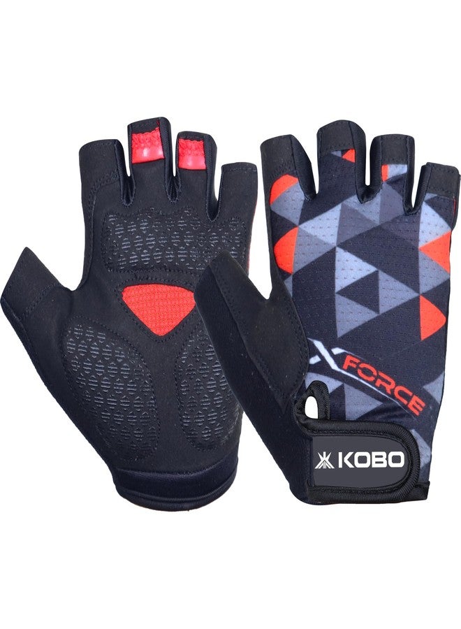 Kobo Gym Gloves WTG-76 for Men and Women, Gloves for Professional Weightlifting, Fitness Training and Workout - Image 1