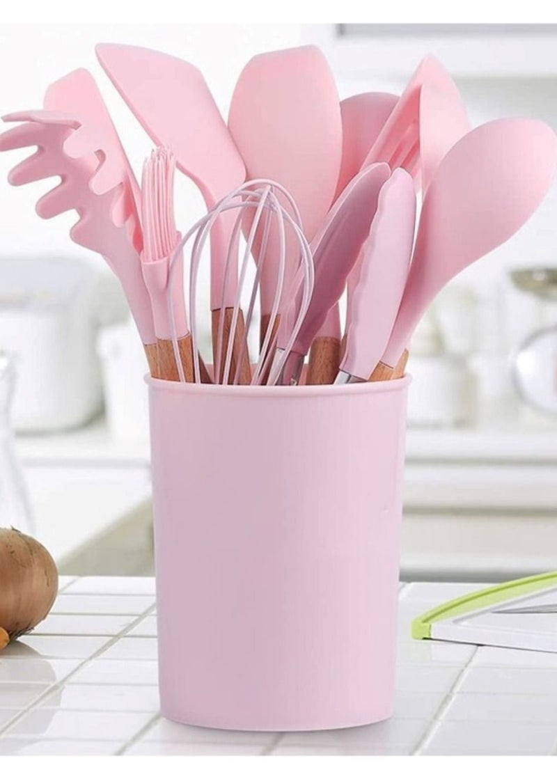 Silicone 12 In 1  Non Stick Silicone Cooking Utensils Set  - Image 5