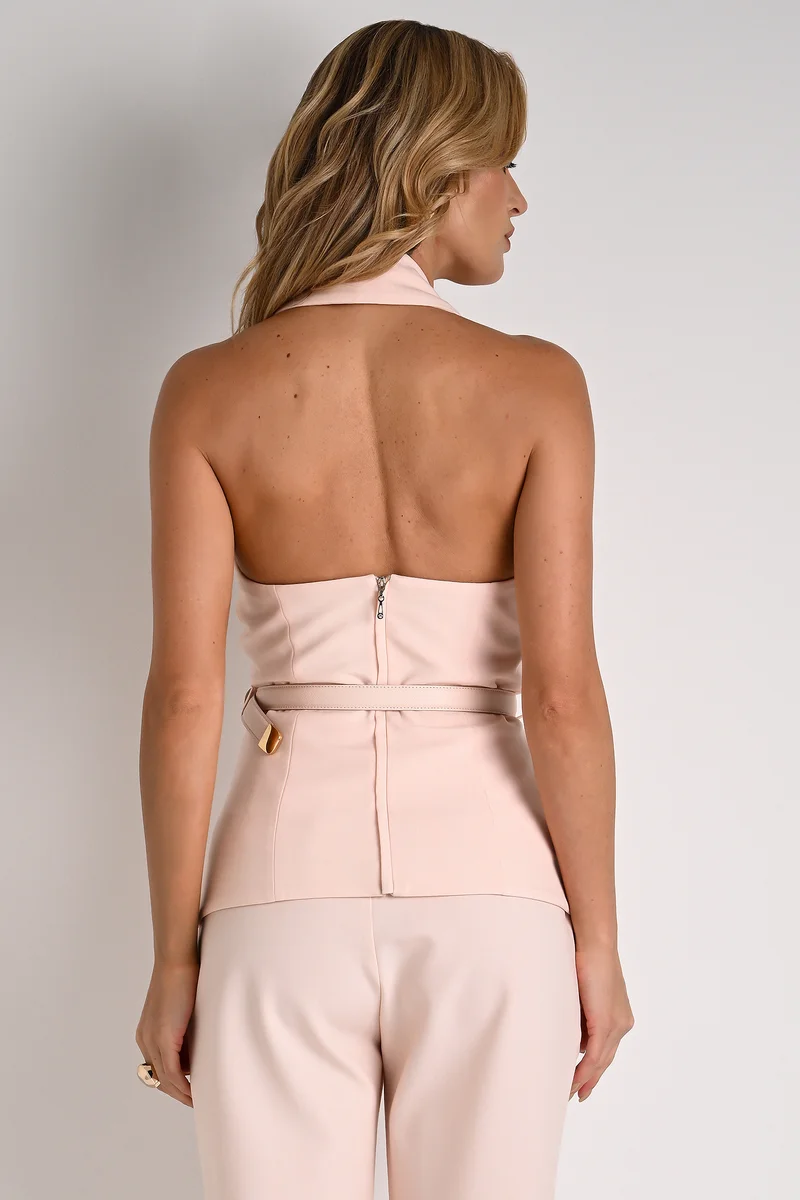 Carmen Steffens Max Collar Lily Pink Vest