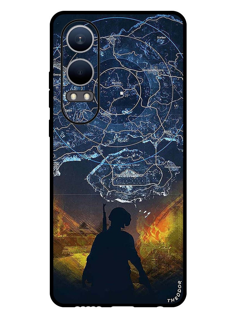 Theodor Protective Case Anti Scratch Shock Proof Bumper Cover For Oppo K12x (China) Pubgy Map - Image 1