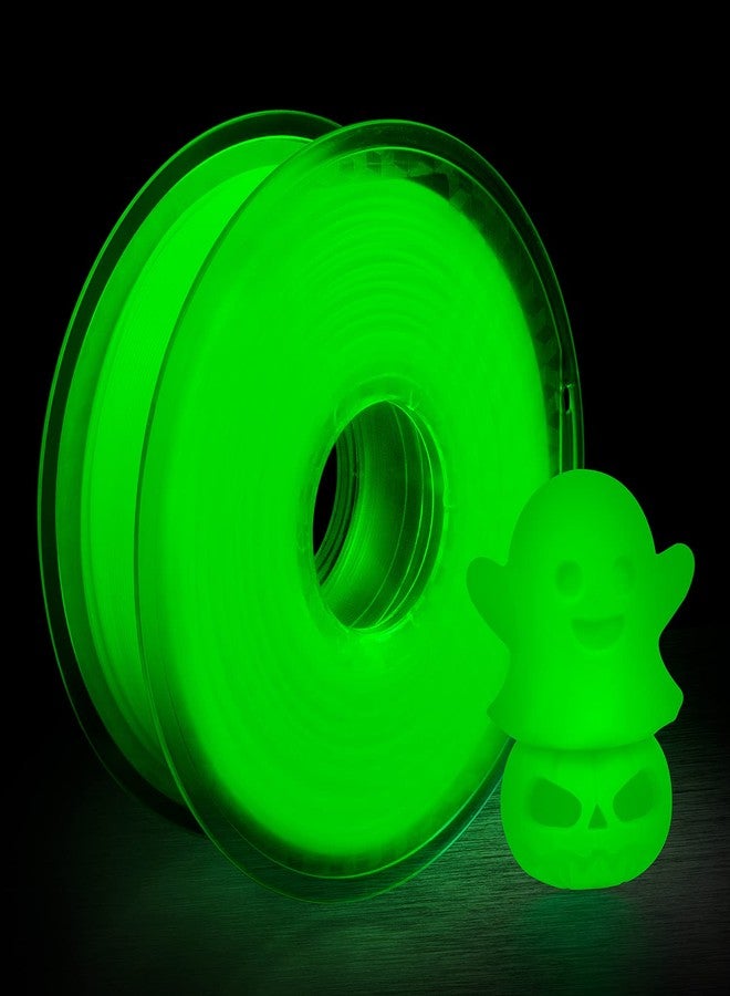 iSANMATE 3D Printer Filament, PLA Filament Glow in The Dark, 1.75mm Dimensional Accuracy +/- 0.03 mm, 1 kg Spool - Image 1