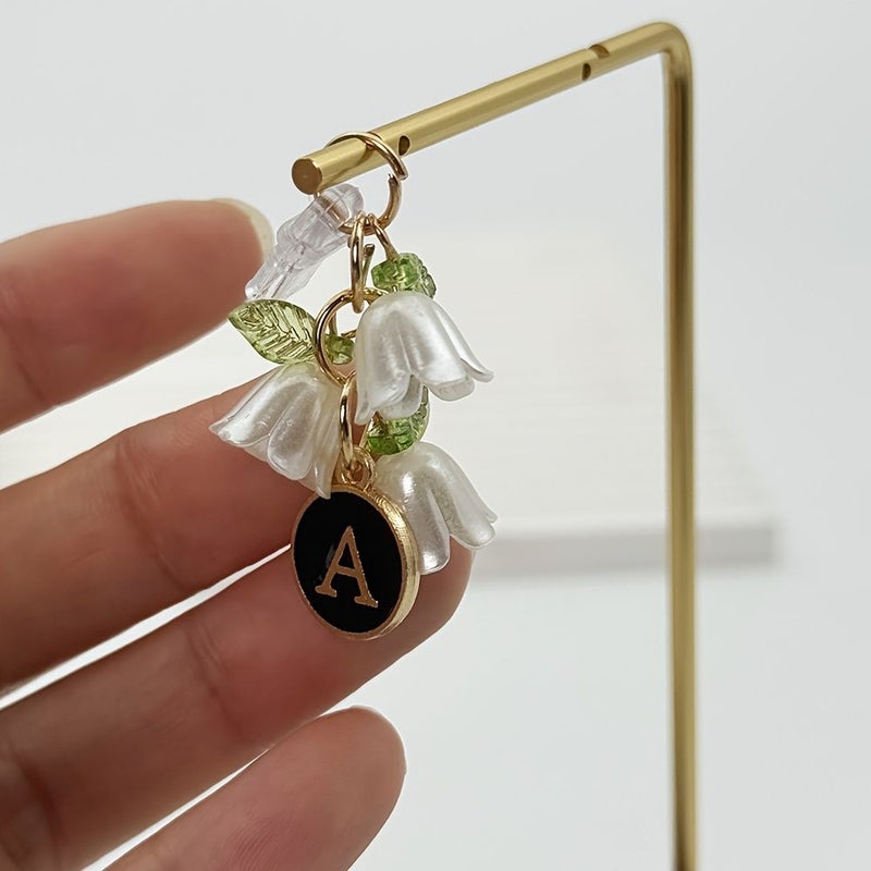 Pack Of 1 Iphone 5 To 14 Letter Initial Anti Dust Plug Charm - Image 5
