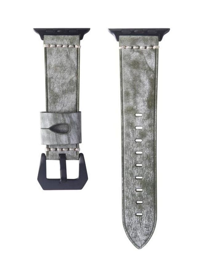 NIBEMINENT Watch Strap for Apple Series 7 6 & SE 5 4 2 1 Green - Image 2