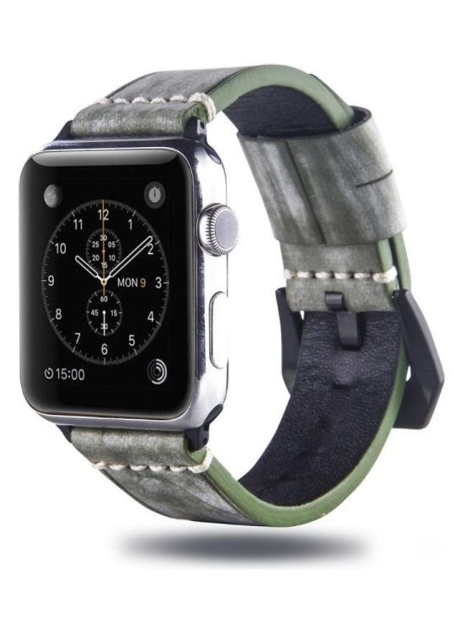 NIBEMINENT Watch Strap for Apple Series 7 6 & SE 5 4 2 1 Green - Image 3
