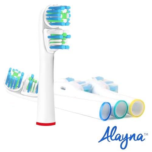 Alayna Replacement Brush Heads Compatible with OralB Braun- Best Double Clean, Pack of 20 Electric Toothbrush Replacement Heads- for Oral B Pro, 1000, 8000, 9000, Sonic, Adults, Kids, Vitality, Dual Plus! - Image 2