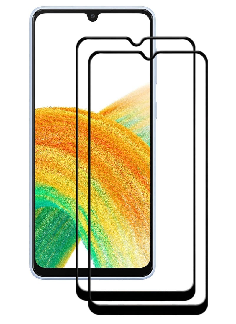 ACLIX 2 Pieces Antistatic ESD Dustproof Premium Quality High Definition Tempered Glass Screen Protector Designed For Samsung Galaxy A335G - Image 1