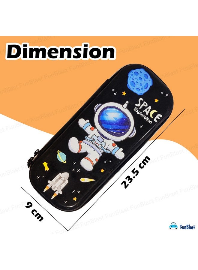 فنبلاست حافظة أقلام فن بلاست سبيس للأطفال، هدايا إرجاع بطابع الفضاء، جراب أقلام، صندوق أقلام، حافظة أقلام للأولاد، جراب أقلام بطابع الفضاء ورواد الفضاء للأولاد - Image 2