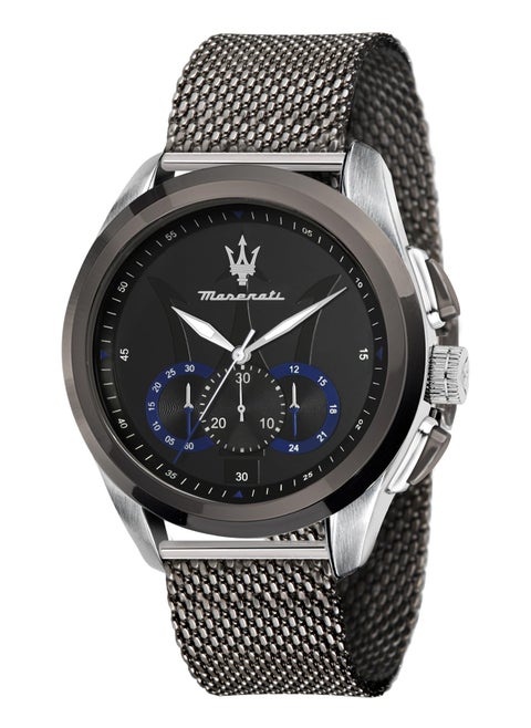 Maserati Men's Traguardo Analog Display Analog Quartz Grey Watch - R8873612006