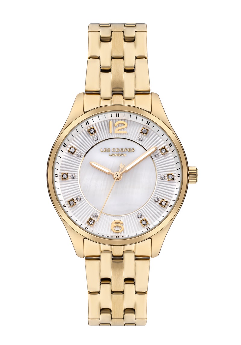 LEE COOPER Women’s Analog White MOP Dial Watch – LC07832.120 - Image 1