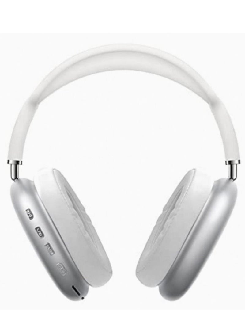 SP - P9 Wireless Bluetooth Headphone Over Ear Headphone With Mic White - Image 1